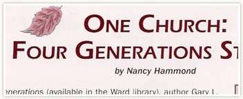Ward Church Newsletter